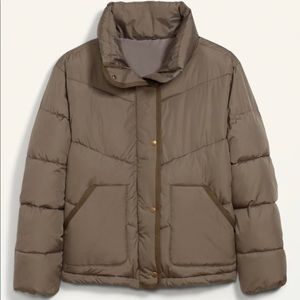 Women’s XL Old Navy quilted utility puffer jacket